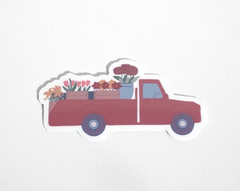 Flower Car Sticker | Self-Care Laptop Sticker | Love Yourself Sticker | Positive Mindset | Stickers | Gift for Sister | Christmas