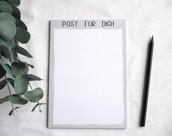 "Post for You" A5 stationery pad | High-quality stationery | Notepad | Christmas gift | Gift idea for Mom | Letter set