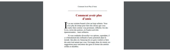 Comment Avoir Plus D Amis Ebook De Developpement Etsy