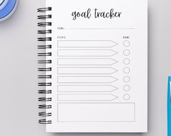 MINMALIST PRINTABLE Journal Page-Goal Tracker-A5 & A4 size
