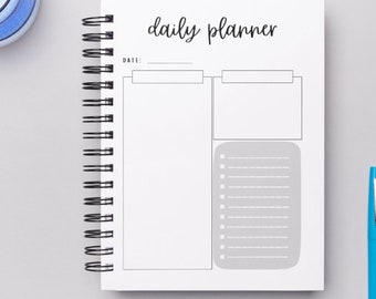 MINMALIST PRINTABLE Journal Page-Daily Planner Page-A5 & A4 size