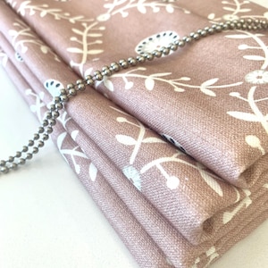 Roman Blind, hand finished, luxury lined and interlined, child safety compliant head rail, made to measure