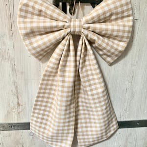 Extra Large luxury handmade fabric bow perfect for coquette home decor, door hangings,  party’s, weddings or new baby