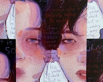 Bts Vmin "Soulmate" Art Print