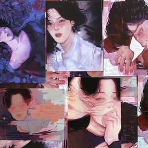 Bts Jimin Print Set | 5 Stück + Vmin Soulmate Print (Geschenk)