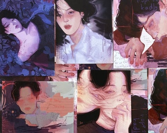 Bts Jimin Print Set | 5 pieces + Vmin Soulmate Print (gift)