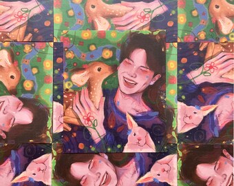 Bts Namjoon “Fairytale” Art Print
