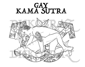 Lesbian Kmasutra Facking Twitter - Gay Kama Sutra - Etsy Singapore
