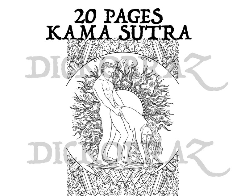 Erotic Coloring Pages Kama Sutra Coloring Pages Adult Coloring Pages