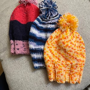 Hand Knitted Kids Hat