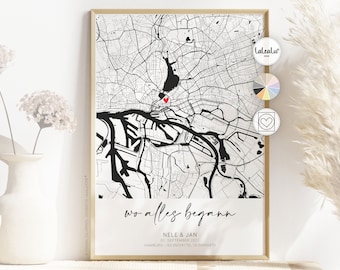 Coordinates image in line art map design | Personalized wedding gifts for anniversaries and engagements.