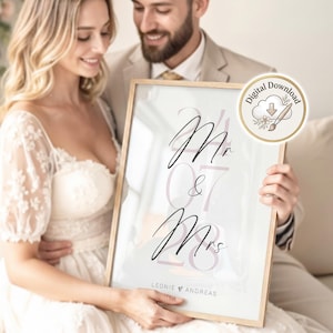 Minimalist Line Art Wedding Portrait | Personalized Wedding, Anniversary or Engagement Gift
