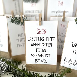 24 Scatoline Di Carta Kraft Per Calendario Dell'Avvento – Fai Da Te Creativo E Personalizzato
