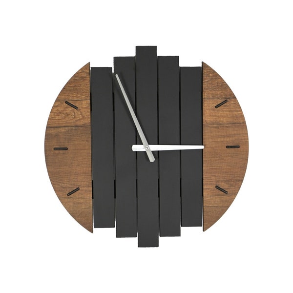 Large Wooden Clocks Etsy