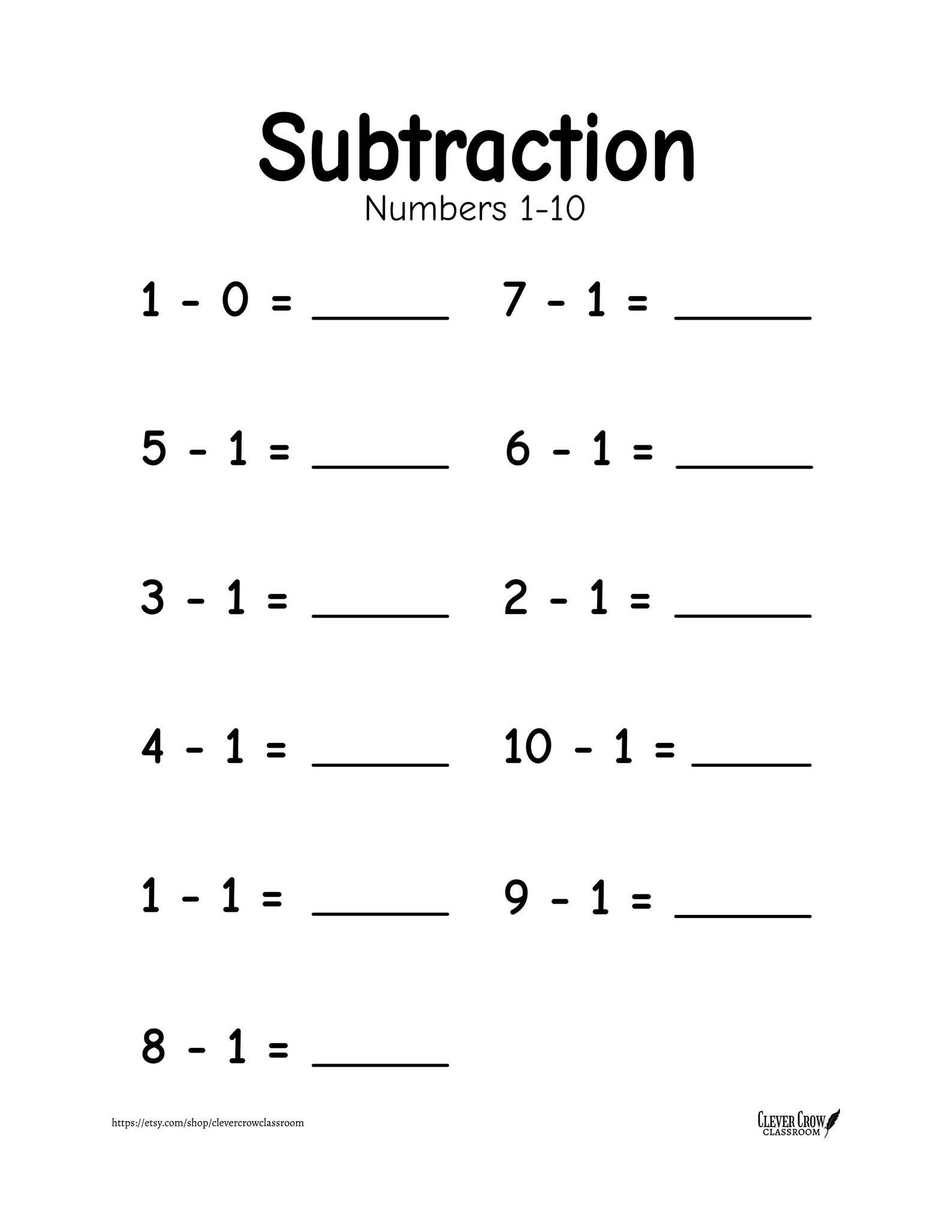 subtraction-worksheets-numbers-1-10-20-printable-worksheets-vertical