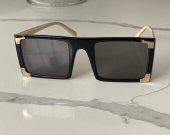 Cynthia Rowley Tortoise Rectangle Sunglasses - Etsy display picture 1