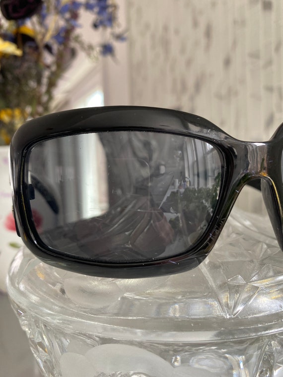 Vintage Chanel CC Logo Sunglasses - Tan & Black | eBay