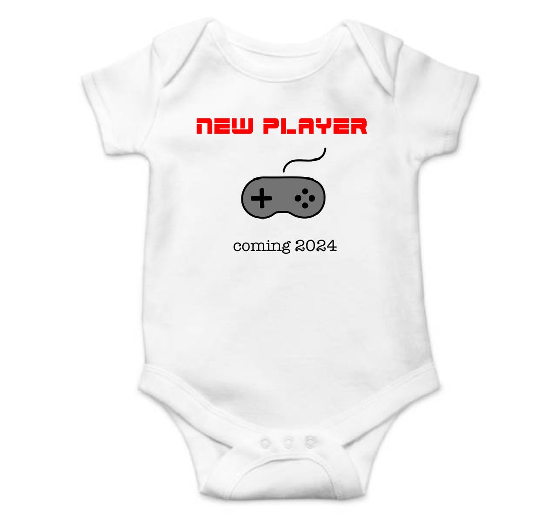 Gamer Baby Announcement Onesie Etsy