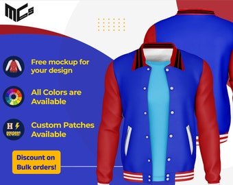 Varsity Letterman Jacket Custom for Men & Women College Varsity Kids Letterman Personalized Monogram Varsity Jacket Baseball Rugby Jacket