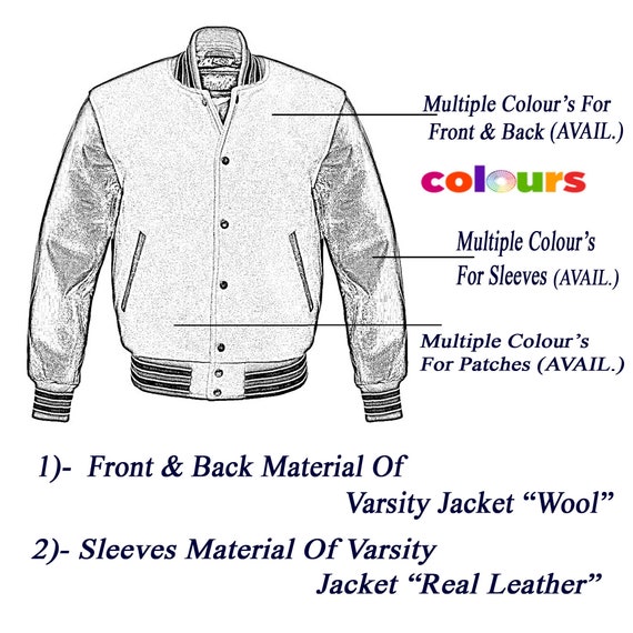 Varsity Letterman Jacket Custom for Men & Women College 