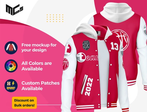 Hooded jersey cheap jacket
