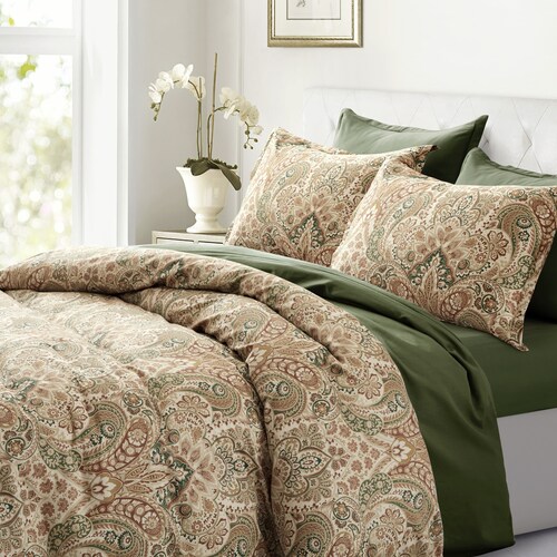 Boho Floral Medallions Duvet Cover Set Bohemian Paisley Etsy
