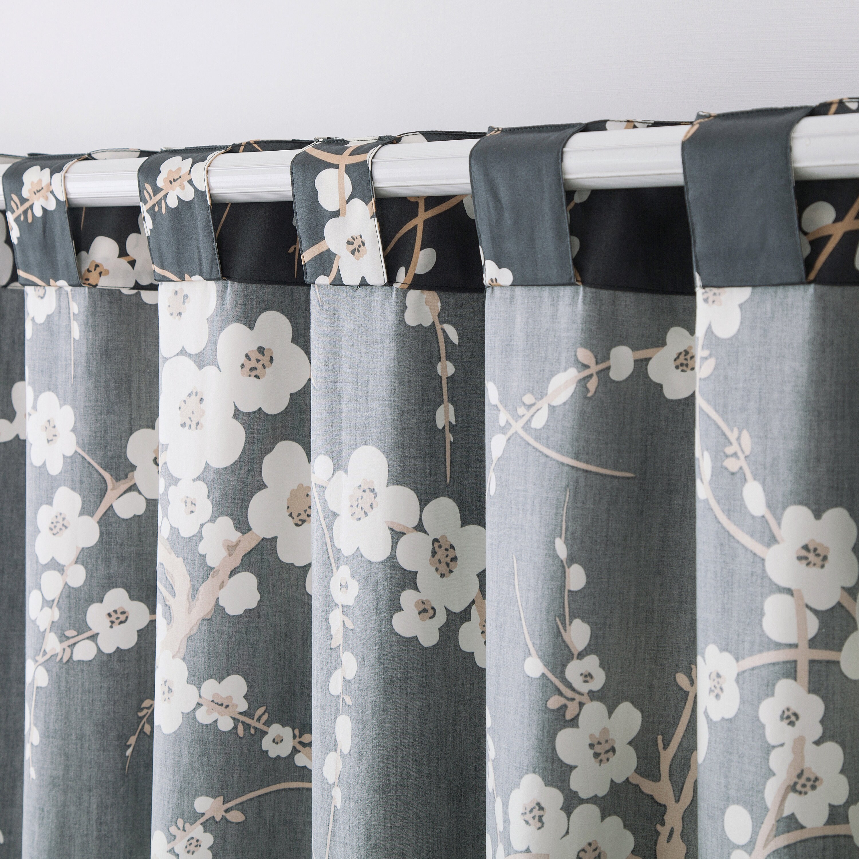 Classic Elegant Japanese Window Curtains 2pc Set Oriental Etsy