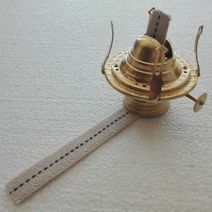 Replacement New #1 Gold Wicked Brass Oil Kerosene Lamp Burner