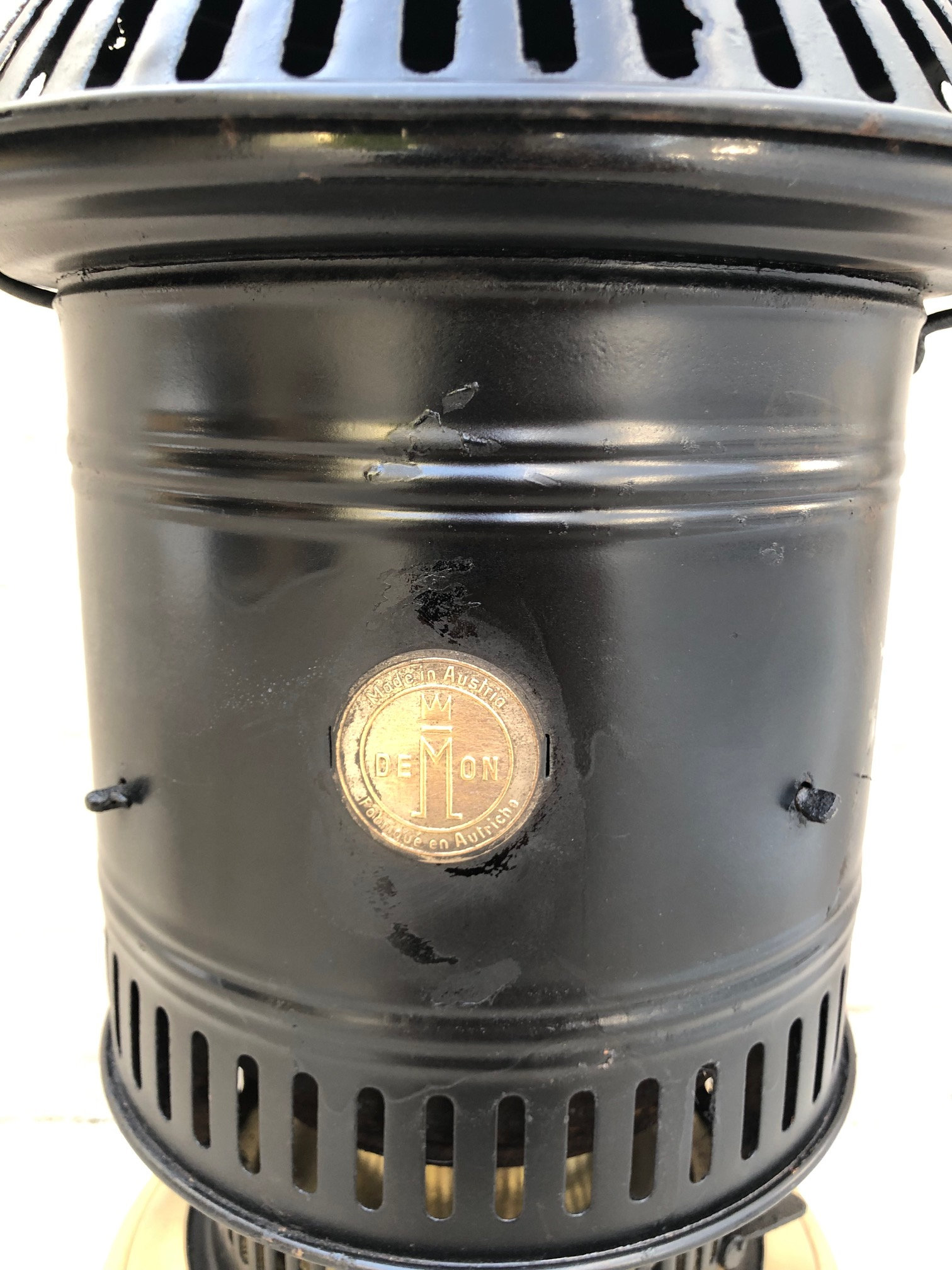 Vintage DITMAR Demon Black Kerosene Oil Cooking Stove Made in