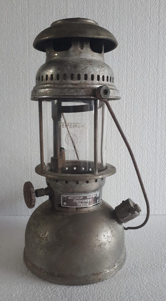 Vintage Petromax Rapid 827/250 CP Super Pressure Lantern Made in