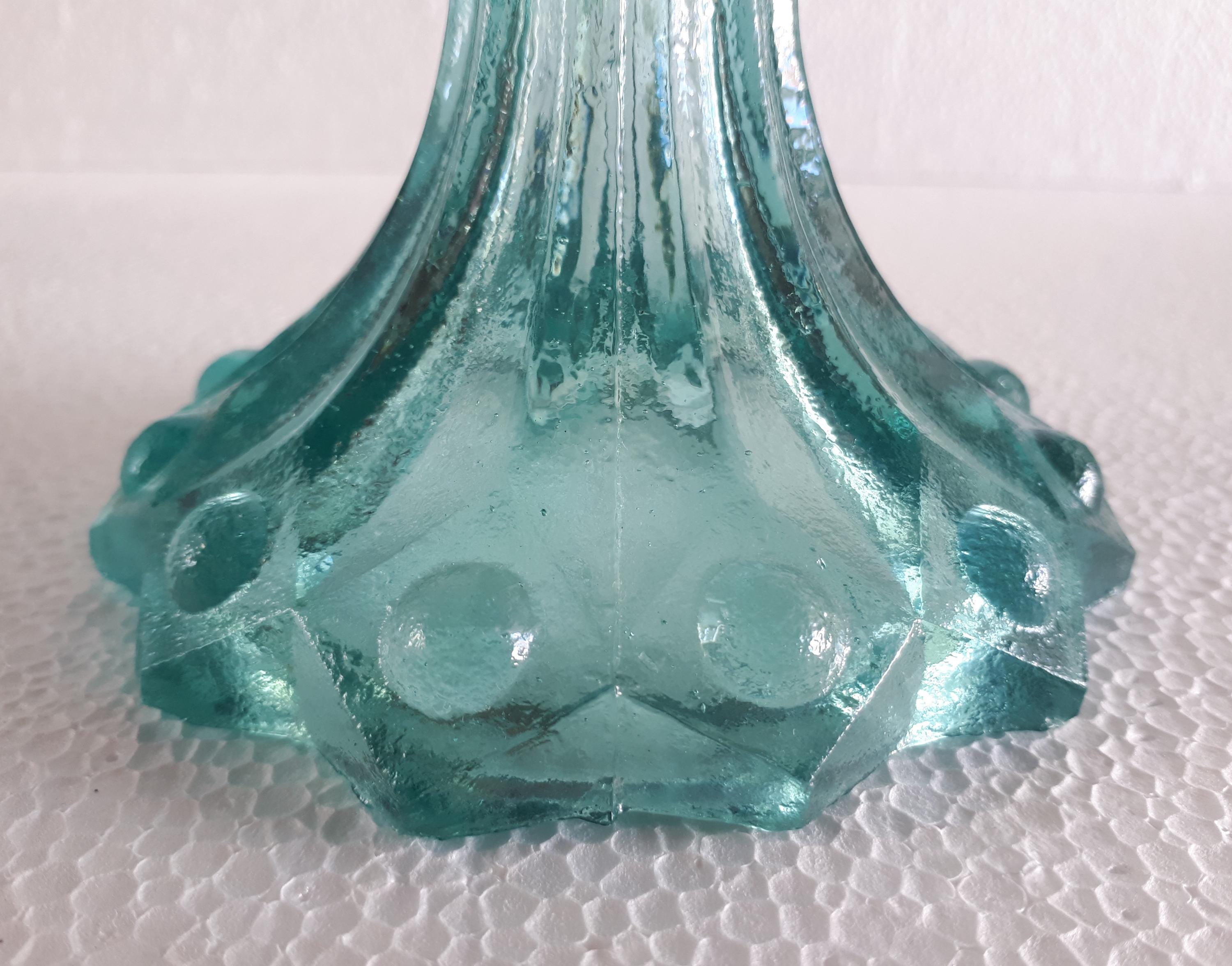 Alte Vintage Messing Glas Öllampe Docht Antik Retr Produktbild-Vorschau 6