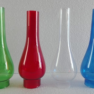 Cheminée en verre transparent de style Vienne pour lampes à huile au kérosène 7 3/4 de haut x 2 de base image 6