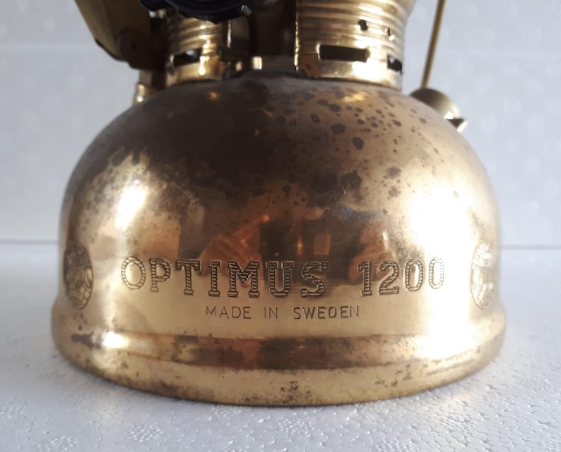 OPTIMUS 1200 LANTERNE à kérosène en laiton paraffine lampe de camping
