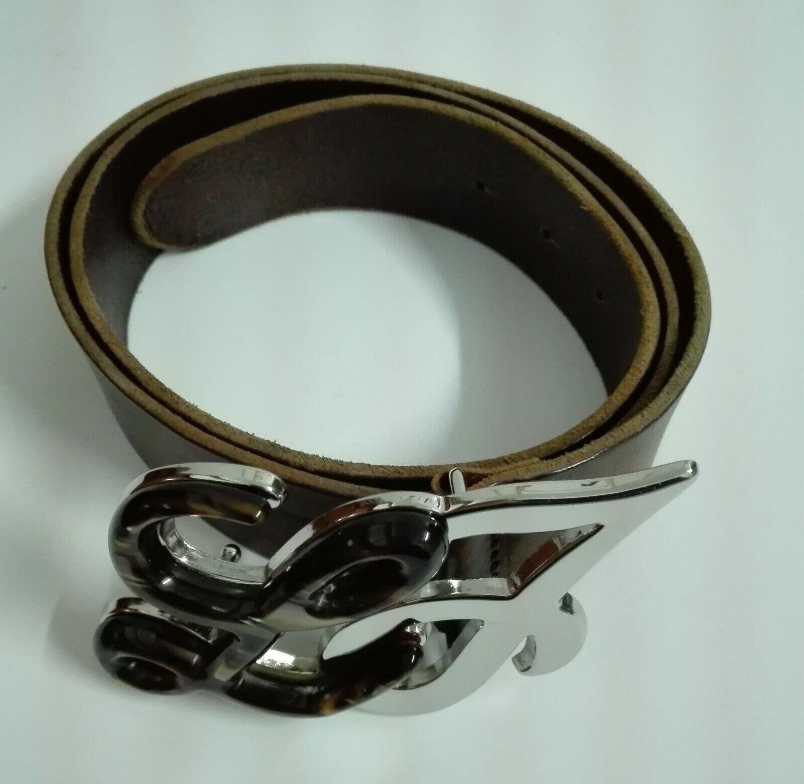 Liu Jo Leather Logo Buckle Belt Women brown Belts LIU JO Women main image 3