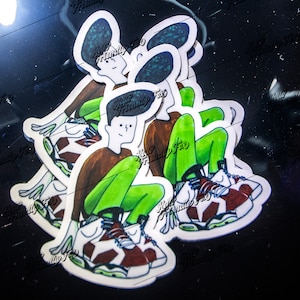 Street Style Drip Illustration die-cut sticker - Original Artwork Merchandise