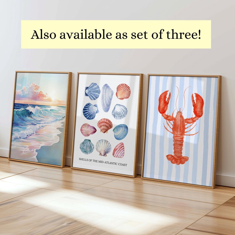 Lobster Print with Blue Stripes - Beach House Decor - Coastal Kitchen Art - Printable Wall Art - Nautical Poster - Fisherman Aesthetic retro wall art
coastal wall decor
beach vibe print
summer digital art
playful wall decor
minimalist beach art
retro summer decor
printable wall art
striped preppy art
querky dormroom
red lobster poster
beachy print lobster
fisherman aesthetic