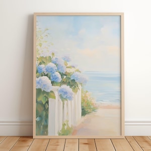 Set of 3 Pastel Coastal Wall Art / Summer Beach Print / Ocean Wildflowers / Blue Hydrangeas Painting / Beach House Decor / Preppy Dorm Room, ocean painting
coastal wall art
blue hydrangea art
hydrangeas beach
nautical marine art
summer beach print
beachy wall art
three piece wall art
pastel beach prints
preppy dorm room art
pink wildflowers
beach house decor
ocean light house