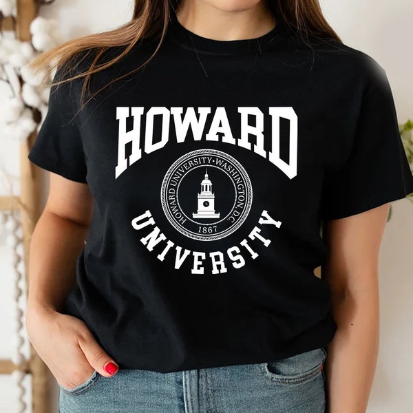 Howard University T Shirt, Howard Tee, Vintage School College, Washington Dc Shirt, Howard 1867, Graduation Gift, Howard Collage Shirt
