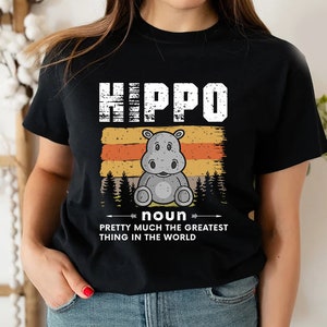 Funny Hippo Shirt, Hippo Shirt, Baby Shower Gift for Mom, Hippo Lovers T-Shirt, Hippopotamus Gifts, Animal Shirt, Fiona Shirt,