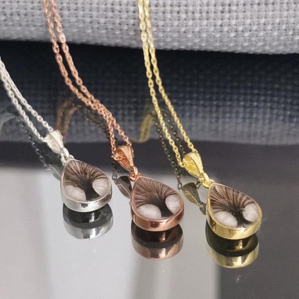 Glass Locket For Lock Of Hair Locket For Lock Of Hair Solid 9ct