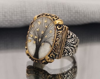 Personalized Hair Locket Ring: Sterling Silver Keepsake Memorial