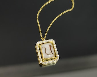 Sterling Silver Hair Locket Necklace: Keepsake Memorial Jewelry