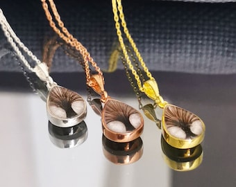 Keepsake Mom Gift • Lock Of Hair Pendant • Baby First Haircut • Silver Locket Necklace • Pet Fur Jewelry • Loss of Child • Unique Grief Gift