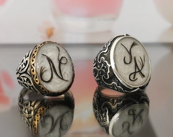 Anillo de recuerdo de cabello en plata de ley: joyería conmemorativa personalizada