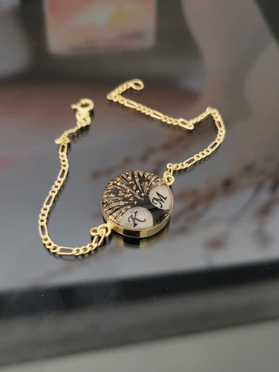 Hair Locket Bracelet Personalized Memorial Bracelet Custom