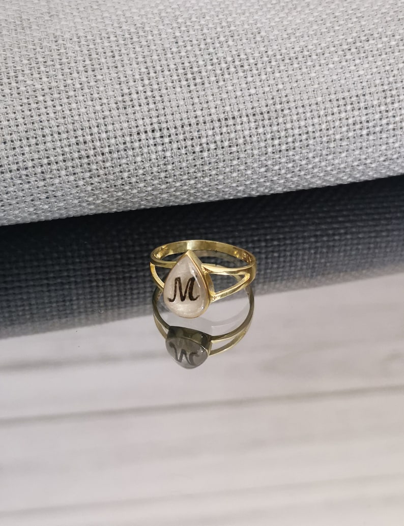 Hair Locket Ring Lock of Hair Ring Pet Hair Ring Baby First Haircut Pet