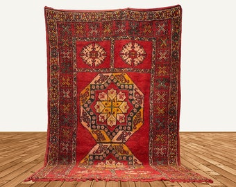 Vintage Moroccan Berber Rug: Azilal Area Rug
