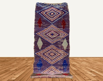 ダイヤモンドナローのヴィンテージ 2x8 ランナーラグ。 - Etsy 日本