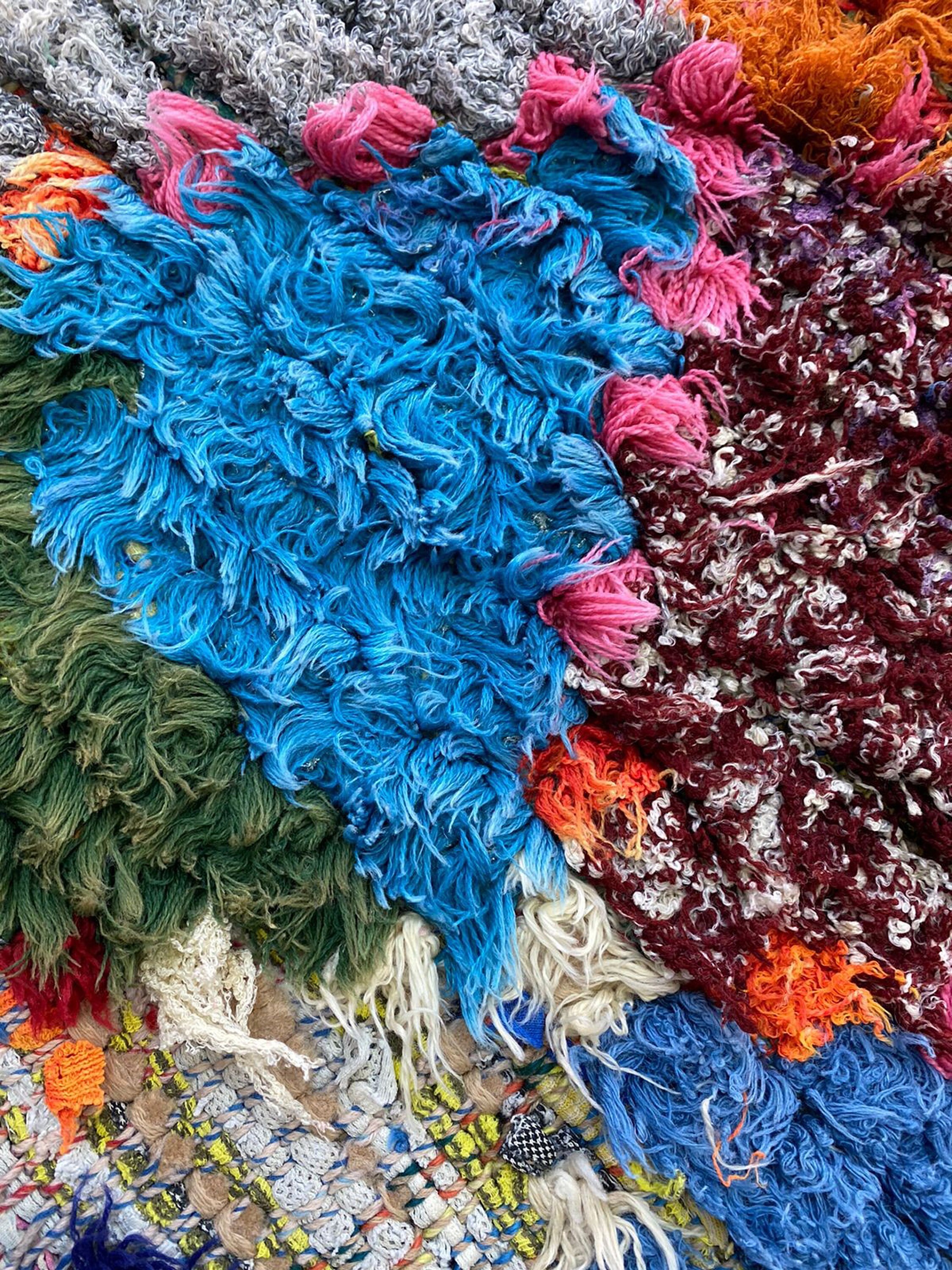 ヴィンテージ ベルベル ランナーラグ：手織りモロッコラグ（3.2 x 8.9