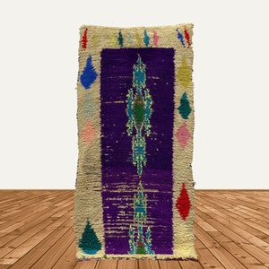 6x2 Moroccan Woven Area Rug: Small Handwoven Rugs.
